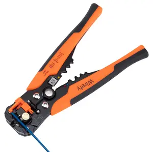 Wirefy Automatic Wire Stripper Tool | Self-Adjusting 3-in-1 Wire Stripper, Cutter & Crimper for 24-10 AWG / 0.2-6 mm² | Ergonomic Professional Electrical Tool