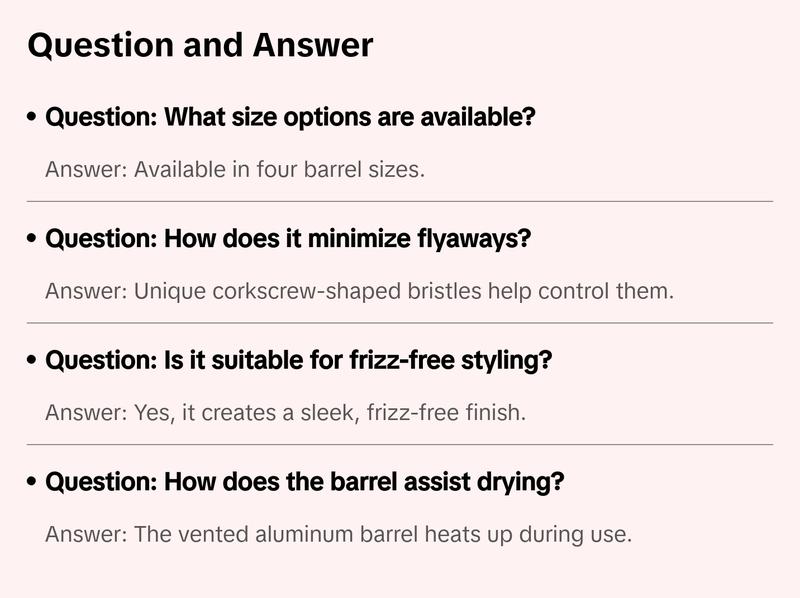 Paul Mitchell Express Ion Aluminum Round Brush XL - Vented Barrel for Sleek Frizz-Free Finish & Smooth Styling