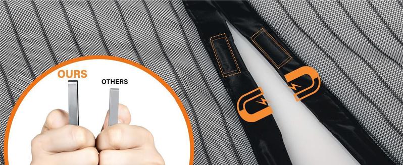 Magnetic Screen Door, Hands Free Mesh Curtain Keeps Bugs and Mosquitos Out, Automatic Magnet Closure, Heavy Duty Patio Sliding Dog Doors Cover, Window Screen Protector