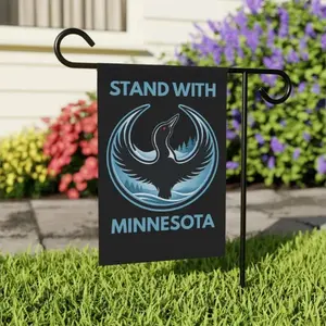 MN Rebel Alliance Yard Flag 12x18 Inches, Stand With Goodsides Garden Flag, Ice Out Flag 12x18 Inches