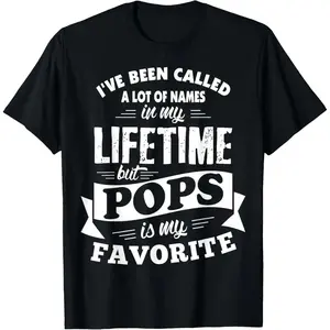 Favorite Tee T-Shirt Known as Pops Despite Many Names