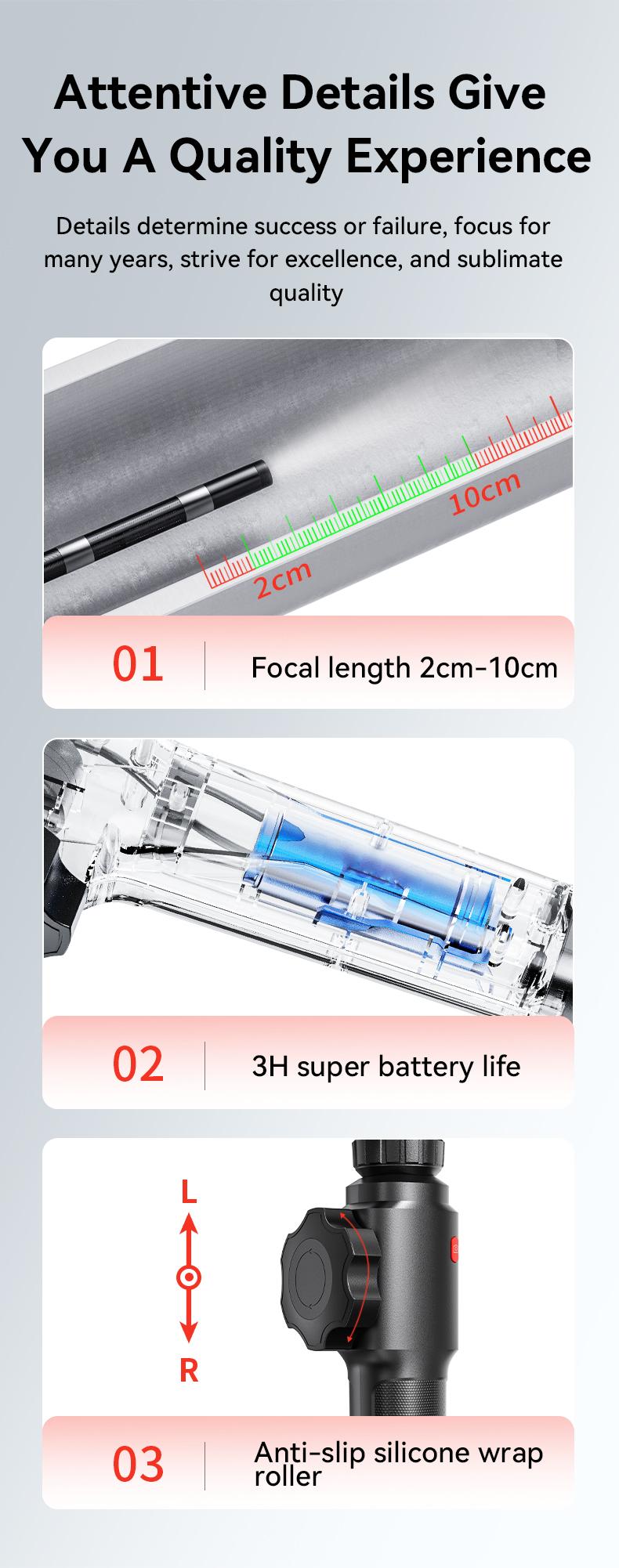 Two-Way Articulating Borescope with Light HD Inspection Endoscope Camera 8mm 1080P 8 LEDs 1m Cable Flexible Mechanic Fiber Optic Snake Scope Cam for Wall Automotive Engine Inspection Alternator Tester