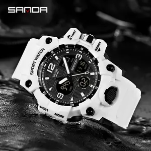Performance-Driven Sport Watch | Dual-Display, Stopwatch, Luminous | Train Hard, Track Every Second outdoorfun Chronograph Wristwatch Modern Fashionable Wristwatch