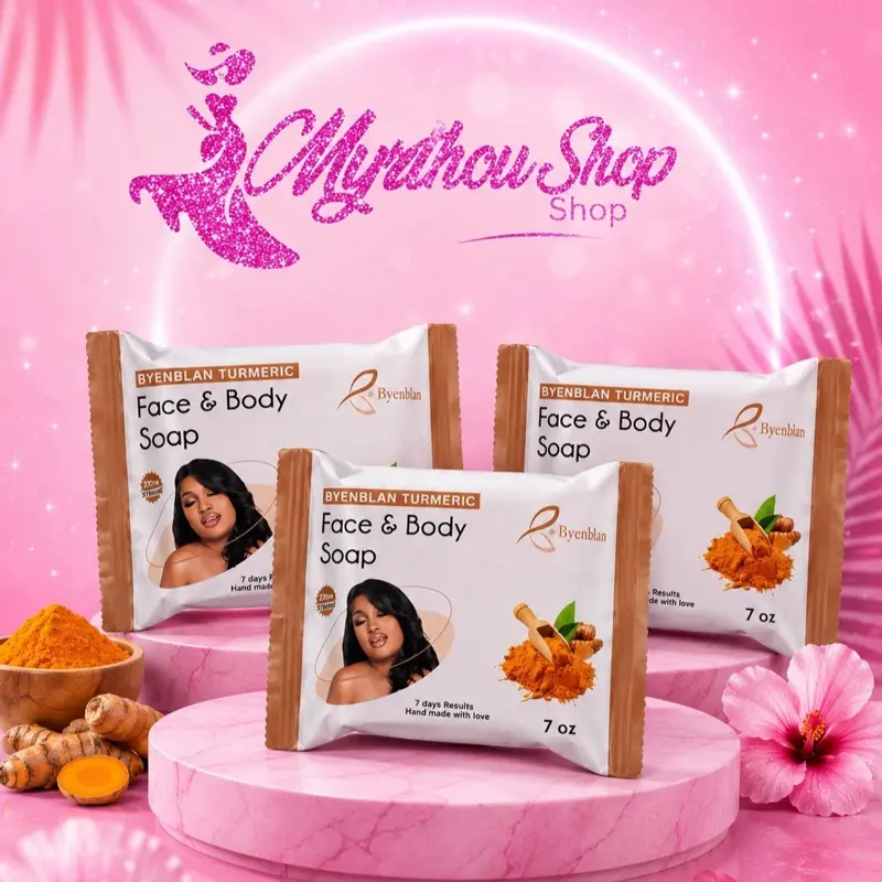 3 PCS Byenblan Turmetic Soap 7oz-skin care