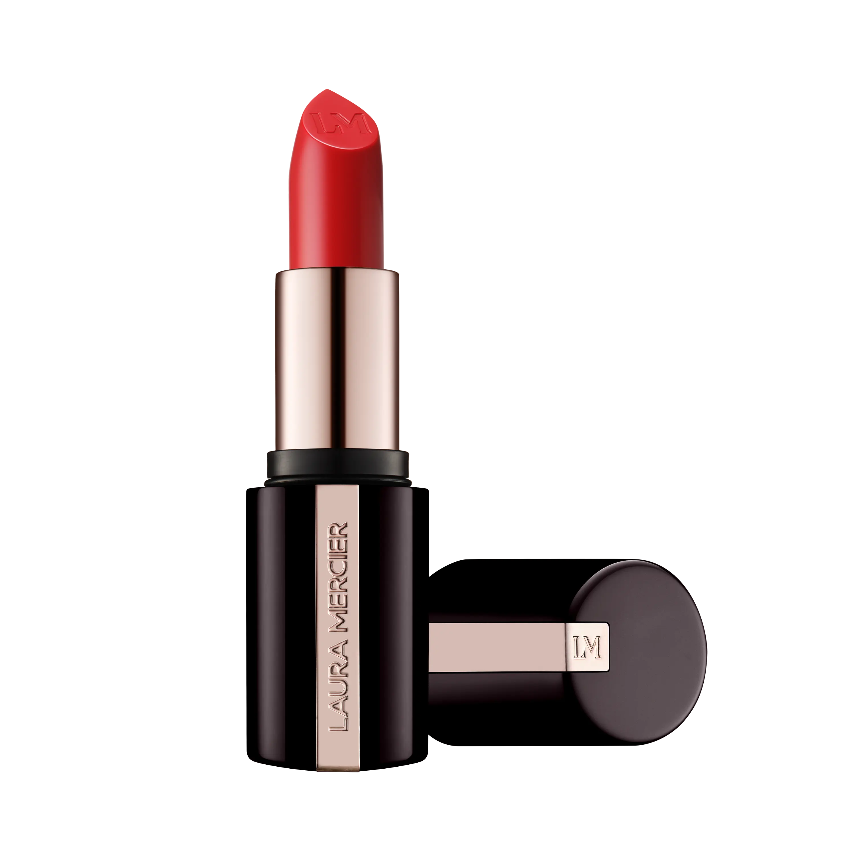 Laura Mercier Caviar Hydra-Crème Refillable Lipstick - 16HR Hydration for All-Day Long Wear, Smooth Satin Finish, Waterproof - Makeup