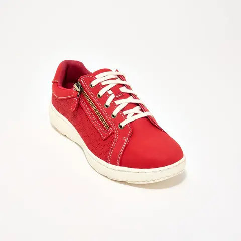 Clarks Collection Perforated Leather Sneaker - Caroline Ayla