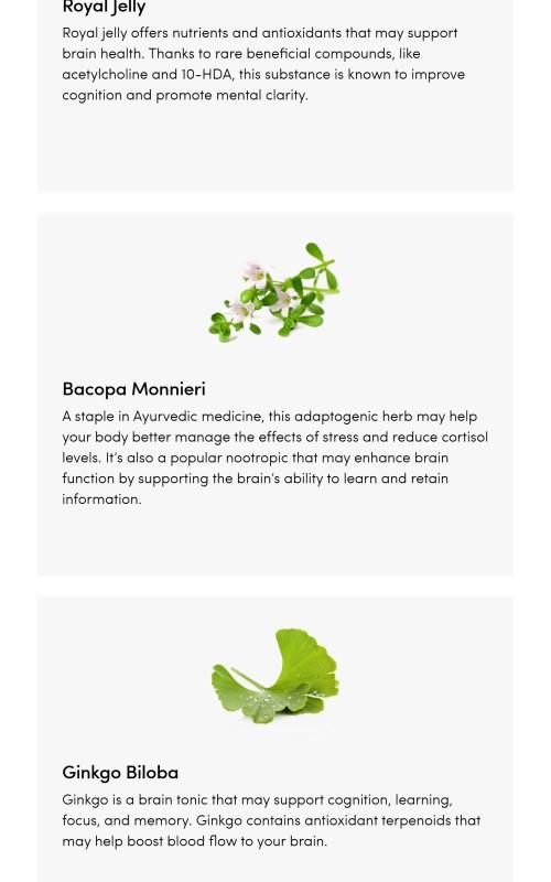 Royal Jelly Brain Nootropics