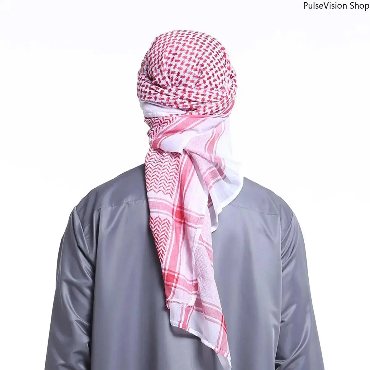 Muslim Men's 2-Piece Casual Nylon Modesty Set - Saudi Thobe, Traditional Arabic Robe, Modest Head Scarf, Grey, Modesty Thobe