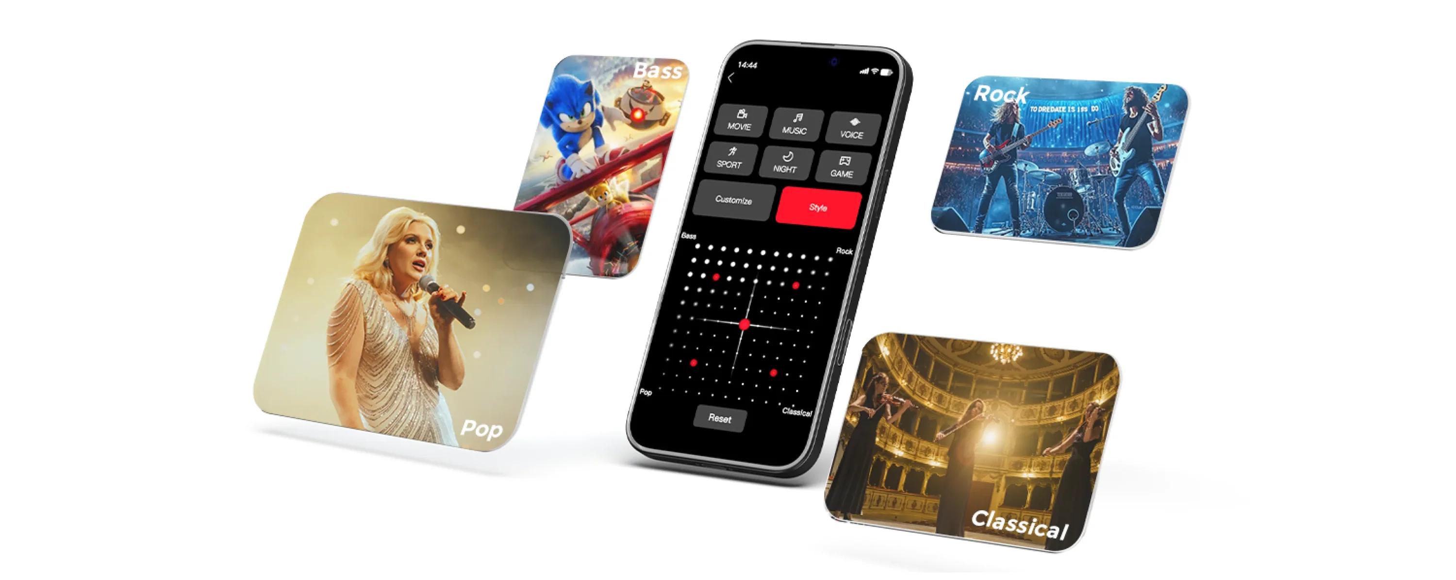 ULTIMEA 7.1ch Soundbar with Dolby Atmos, Surround Sound System for TV with 4 Surround Speakers, Sound Bar for Smart TV with App Control, Soundbar with Subwoofer for Home Theater, HDMI eARC, Bluetooth,  Aura A60