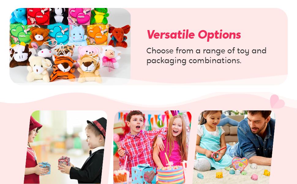 24Pcs & 26Pcs&28pcs Animal Building Blocks Valentines Cards for Kids 2025 Valentine's Day Gifts  Heart-Shaped Boxes with Love Notes Creativity Imagination Playtime & Wind-up toy&sea animals  easter gifts for kids