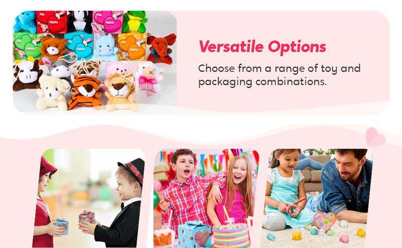 24Pcs & 26Pcs&28pcs Animal Building Blocks Valentines Cards for Kids 2025 Valentine's Day Gifts  Heart-Shaped Boxes with Love Notes Creativity Imagination Playtime & Wind-up toy&sea animals Valentine's Day Gifts for Kids