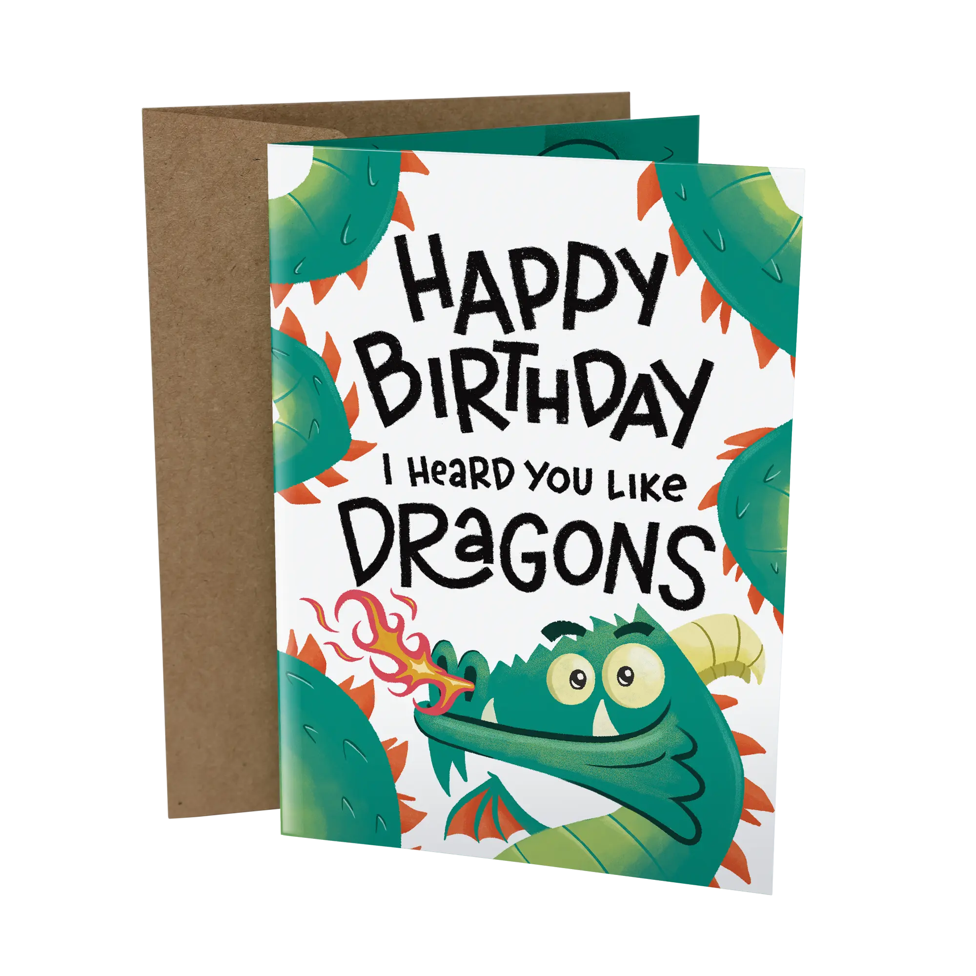 Hilarious Birthday Cards - Birthday Cards for Friends - 5x7 Inch Individual Greeting Card with Kraft Envelope