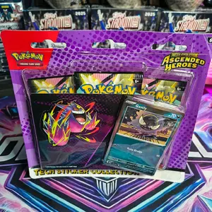 Pokémon Ascended Heroes Tech Sticker 3-Pack Promo -Gastly RipNShip