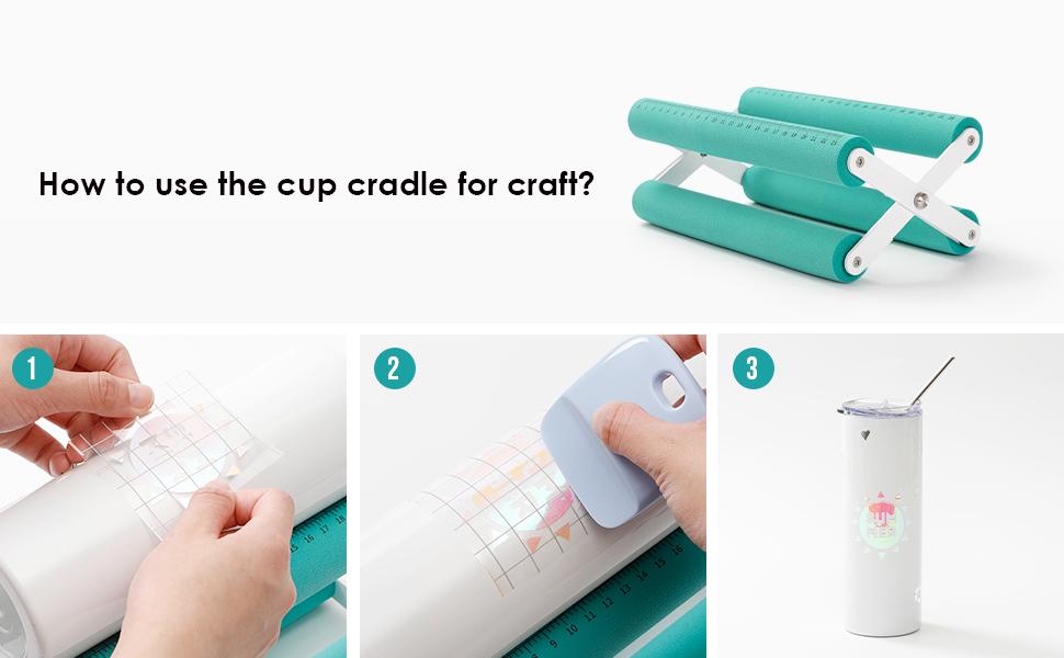 PYD Life Cup Tumbler Cradle Holder for Crafting Vinyl Application Mint Green with Foam Measurements 3 Adjustable Width for Tumblers Cups Mugs Bottles Epoxy Crafts PYD Life Cup Tumbler Cradle Holder for Crafting Vinyl Application Mint Green with Foam Measurements 3 Adjustable Width for Tumblers Cups Mugs Bottles Epoxy Crafts