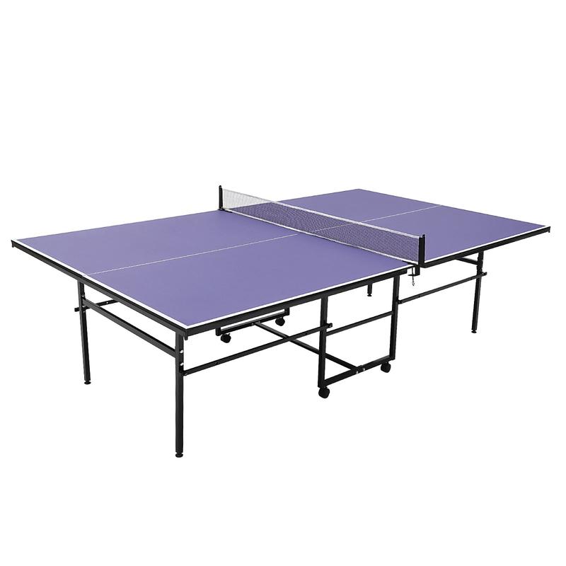 【GARVEE】Professional Outdoor Table Tennis Tables,6x3FT Indoor/Outdoor Portable Ping Pong Table Game with Net for Adults/Teens,2 Table Tennis Paddles and 3 Balls