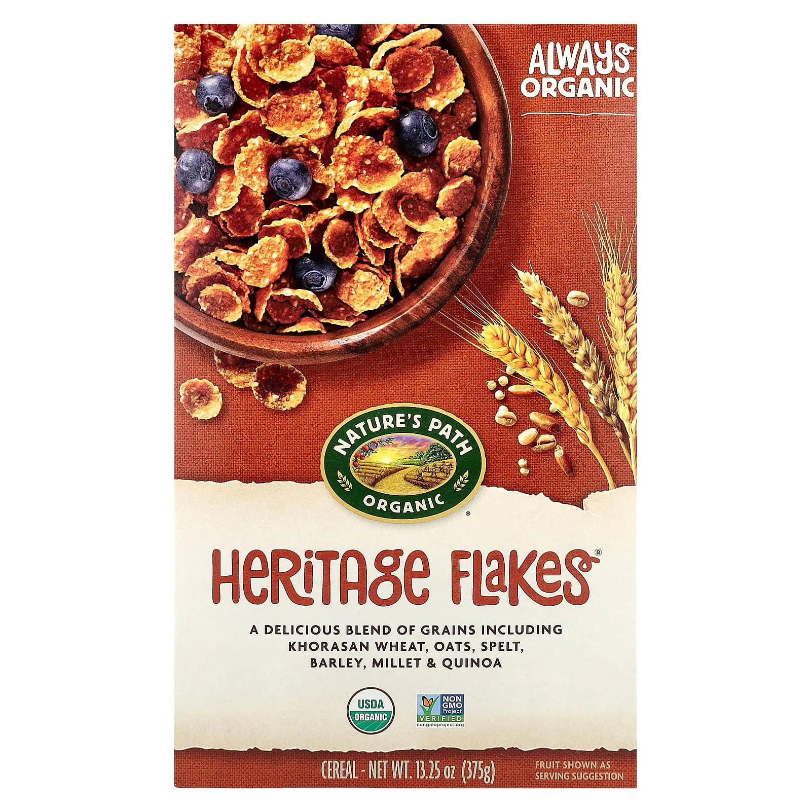 Nature's Path Organic Heritage Flakes® Cereal, 13.25 oz (375 g)