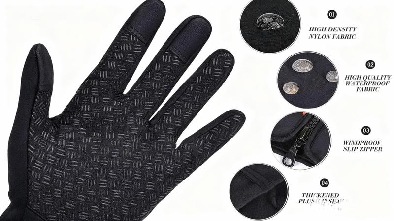 NEW Winter Warm Gloves for Men and Women – Windproof, Waterproof, and Touchscreen-Enabled for Work, Cycling, and Driving