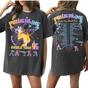 Vintage P0werline World Tour 95 Shirt,  P0werline St4nd Out World Tour 95 Two Sided T-Shirt, Vintage Movie 1995 , G00fy Movie P0werline Shirt ,  Magic Kingdom  WDW Birthday 2025 Gift , Family Matching Trip