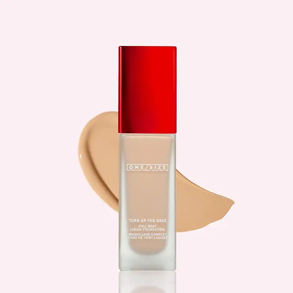 Turn Up The Base Full Beat Liquid Foundation - Full Coverage, Soft Matte, Longwear, Waterproof, Sweat-Proof, Silicone-Free Blurring Foundation