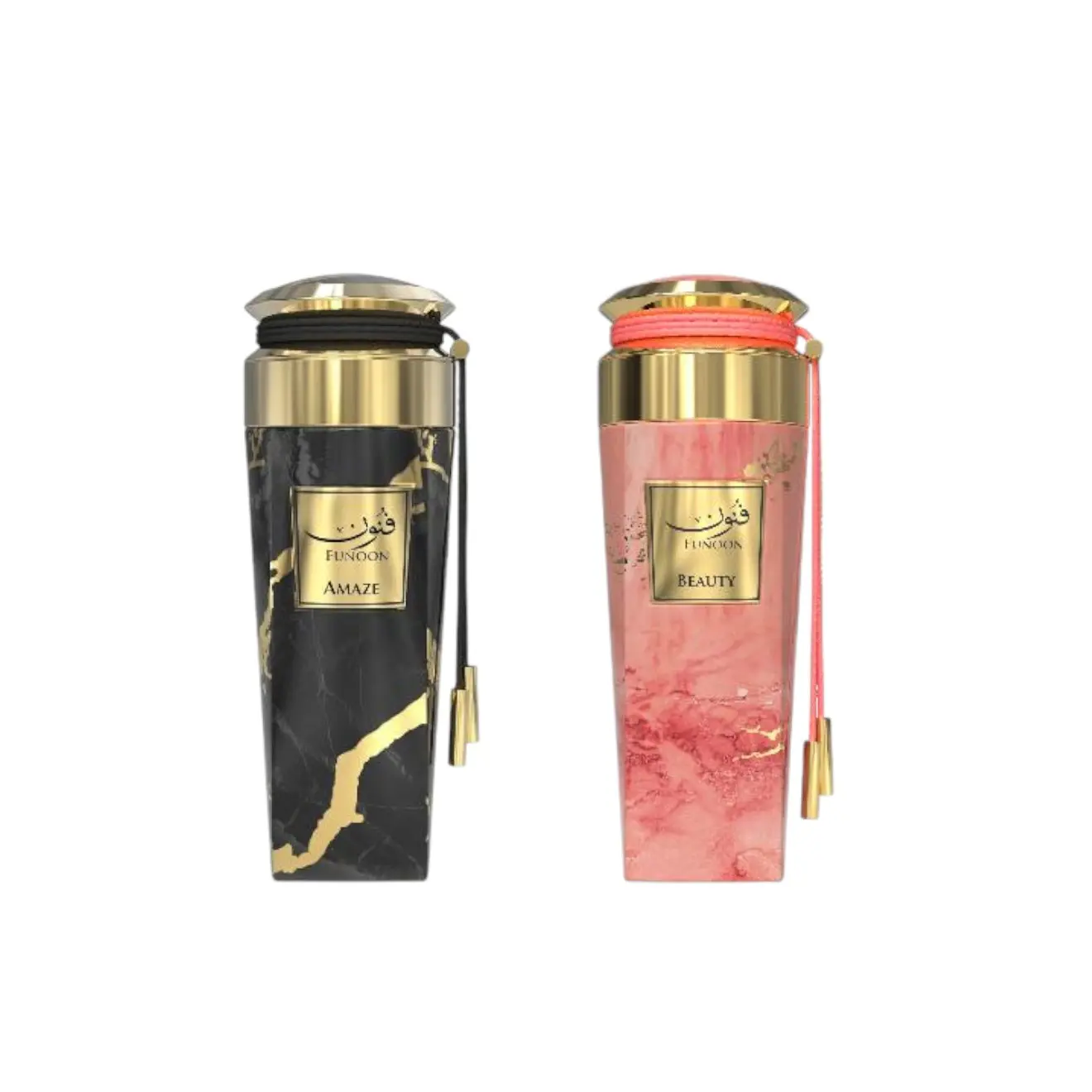 Amaran Funoon Amaze + Beauty Alcohol-Base Unisex Eau De Parfum Multi-Pack, 100mlx2, Notes of Magnolia, Strawberry, Peach, Grapefruit