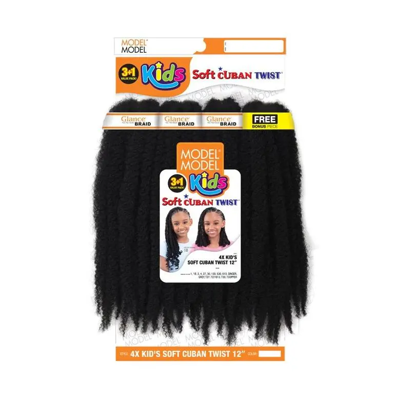 GLANCE 4X KID'S SOFT CUBAN TWIST 12