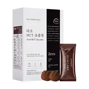 KITOKETO Korean 70% Dark Chocolate with MCT Oil - Sugar-Free, Keto-Friendly Snack (224g) - Red Velvet Joy Approved