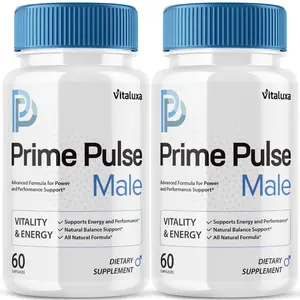 Prime Pulse Capsules  Daily Wellness Support Natural Ingredient Blend  60 Capsules x 2 Pack