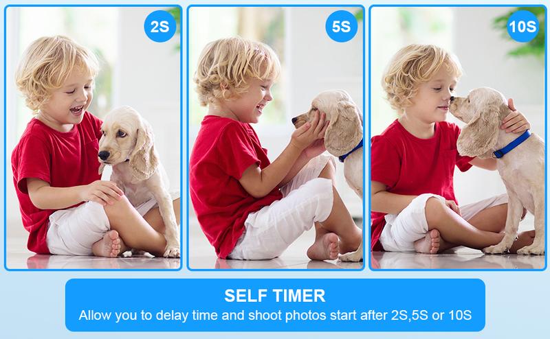 48MP 4K Digital Camera for Photography - 2.88" IPS Screen, 16X Zoom & Macro Mode with Flash | Compact Point and Shoot Camera for Beginners, Teens & Vlogging