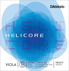 D'Addario Helicore Viola Single G String, Long Scale, Heavy Tension