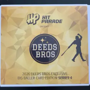 (League) Baseball Card Break - 2026 Hit Parade DeedsBros Autographed Baseball Baller Card Break. 1 Box per Break. Pick your own team(s)