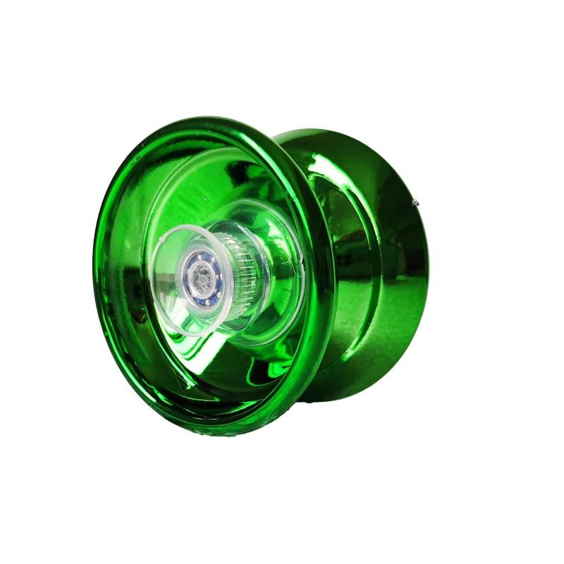 Glowing Alloy Yoyo for Beginners - Light-Up Yo-Yo with Animal Head Ring & Colorful String, Responsive Yo-Yo for Kids & Beginners, Perfect for Party Favors & Skill Development
