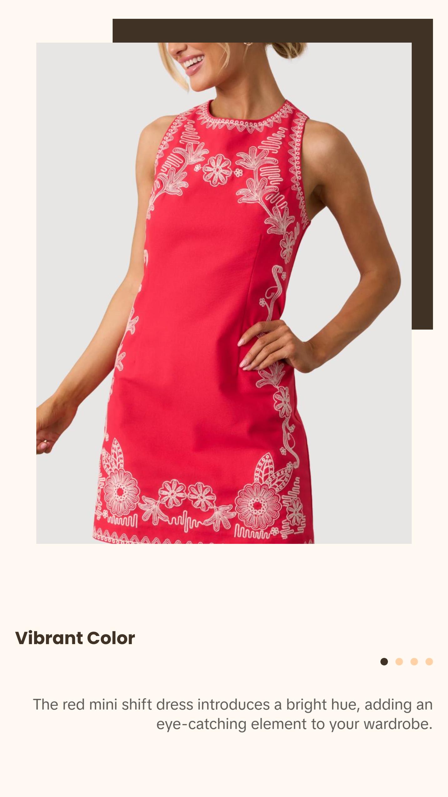 Vacation Ready Shift Dress