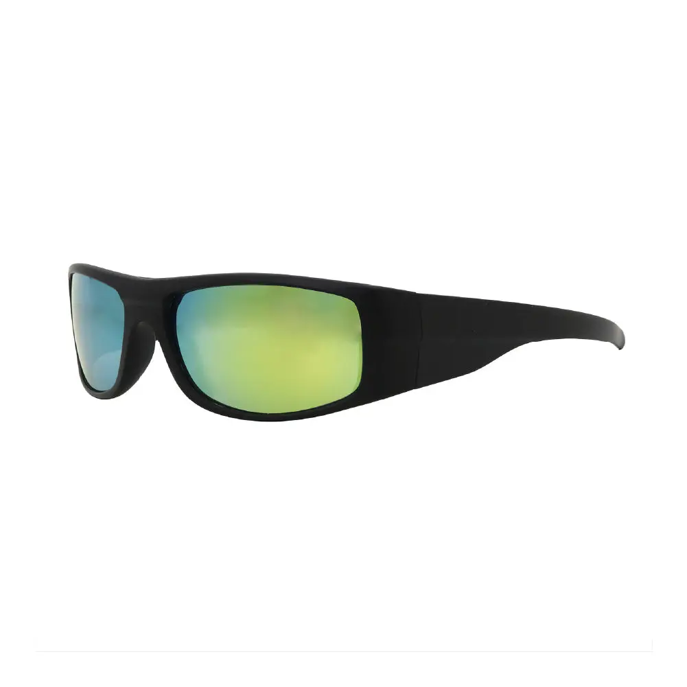 Mad Shade Bold Wraparound Black Frame with Green Mirrored UV400 Lens – Sport Performance Sunglasses for Men #14