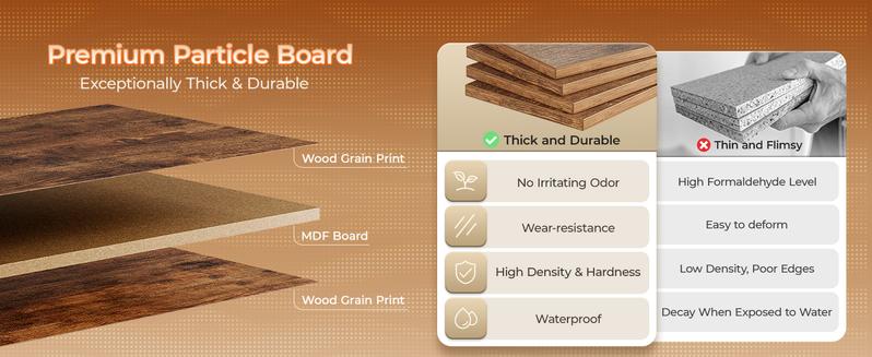 Huuger 63 Inch L Shaped Desk with Power Outlets and USB-C Port, 0.95 Inch Thicker Desktop, Reversible Computer Desk, Larger Office Corner Gaming Desk, for Home Office, Study Monitor Mount Huuger 63 Inch L Shaped Desk with Power Outlets and USB-C Port, 0.95 Inch Thicker Desktop, Reversible Computer Desk, Larger Office Corner Gaming Desk, for Home Office, Study Monitor Mount