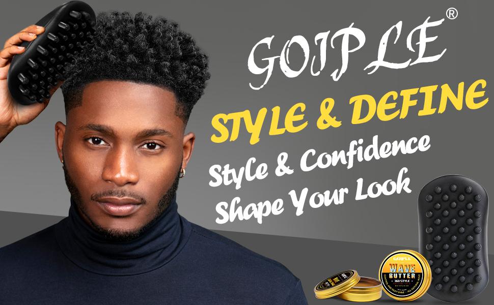 Wave Pomade Hair Twist Sponge Brush Twist Styler for Black Men, Washable Afro Curl Sponge Racket for Barbers & Daily Use Soft Bristle Ergonomic Grip Wave Pomade Hair Twist Sponge Brush Twist Styler for Black Men, Washable Afro Curl Sponge Racket for Barbers & Daily Use Soft Bristle Ergonomic Grip