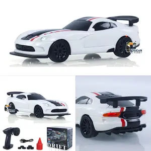 RC Car Drift 1/43 Scale Remote Control Vehicle with LED Lighting RC Racing Cars All Wheel Drive Battery Powered Toy for Adults & Kids