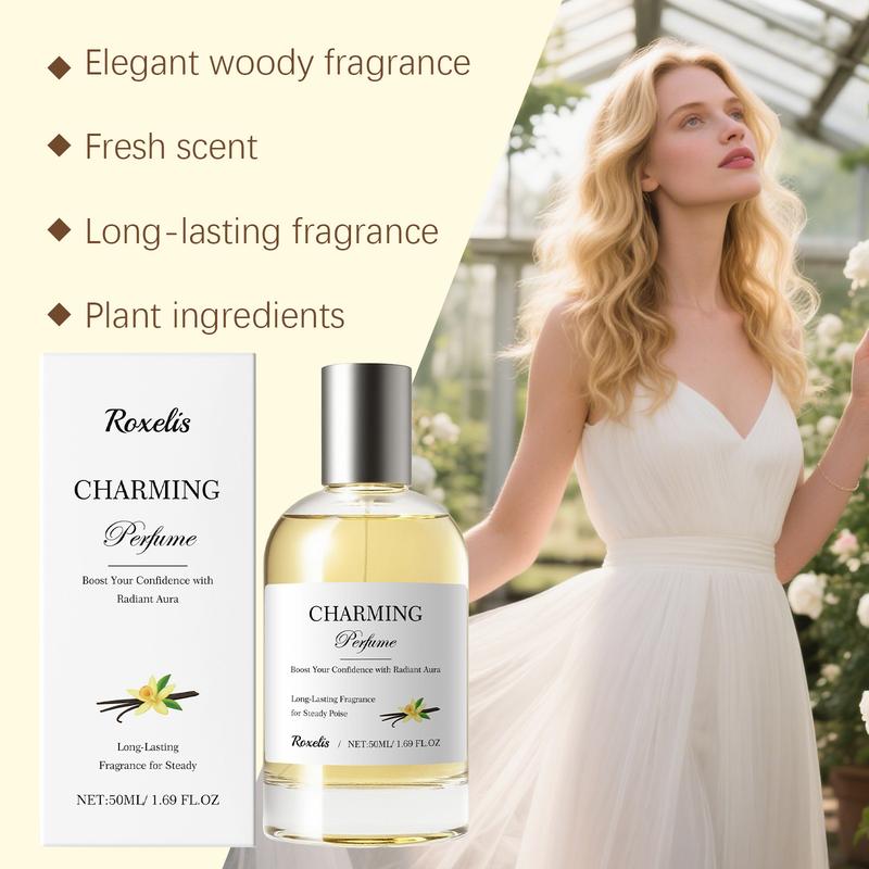 Amber Vanilla Perfume Spray, Long-lasting Fragrance, Eliminates Odors, Subtle Scent, Elegant and Refreshing, Daily Use Perfume Spray
