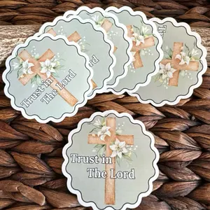 Christian Waterproof Sticker, Durable, High Quality Sticker, Faith Based Sticker, Jesus Lovers, Christianity