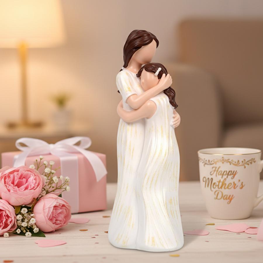 Charming Resin Double Heart Figurine | Elegant Home Decor | A unique gift for couples and friends, embodying love, friendship, and unwavering affection, adding a warm and meaningful atmosphere to your home or office.