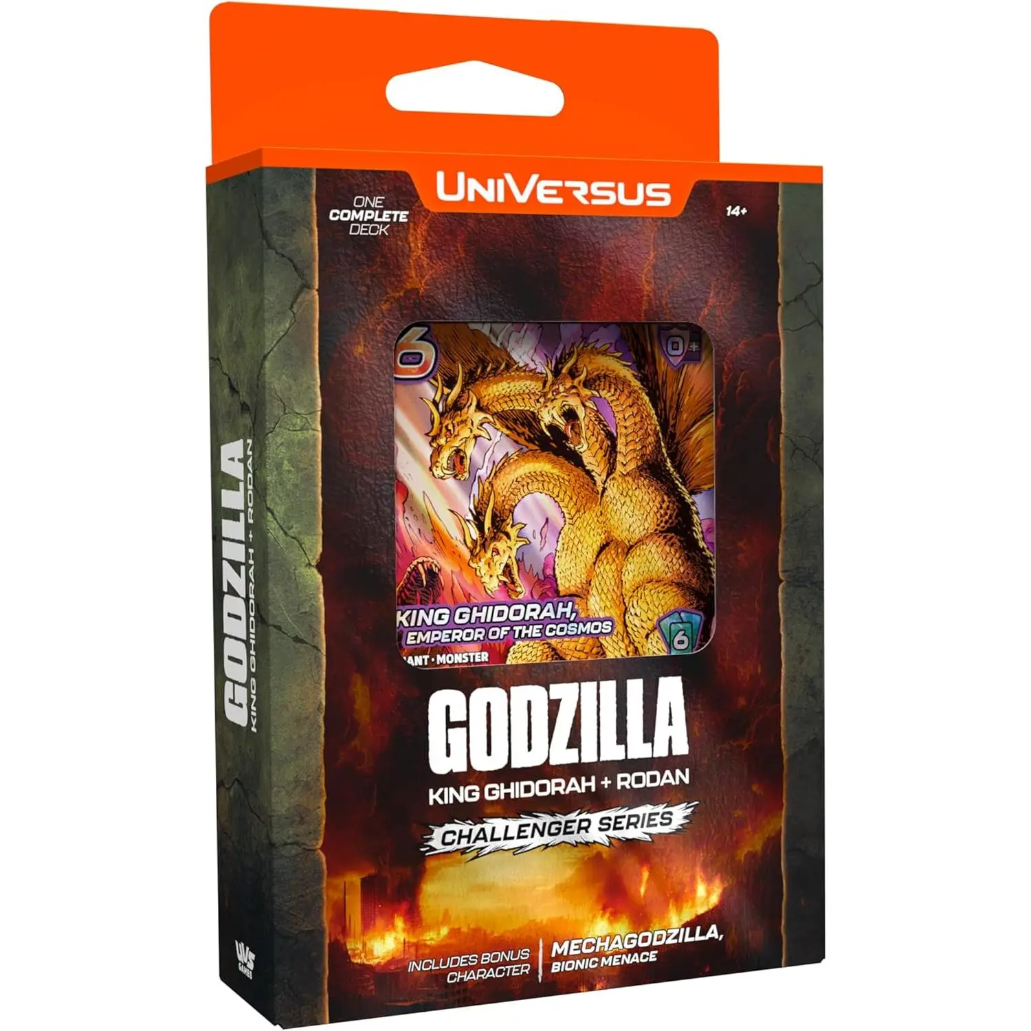 UniVersus Godzilla Challenger Series - King Ghidorah & Rodan Deck - 2  Character Decks, Ready to Play, Deck Building Card Game, Licensed, UVS  Games - TikTok Shop