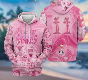 Pink Panther Hoodie AOP 3D Men’s Tee Pink S-5XL Cool GIFL