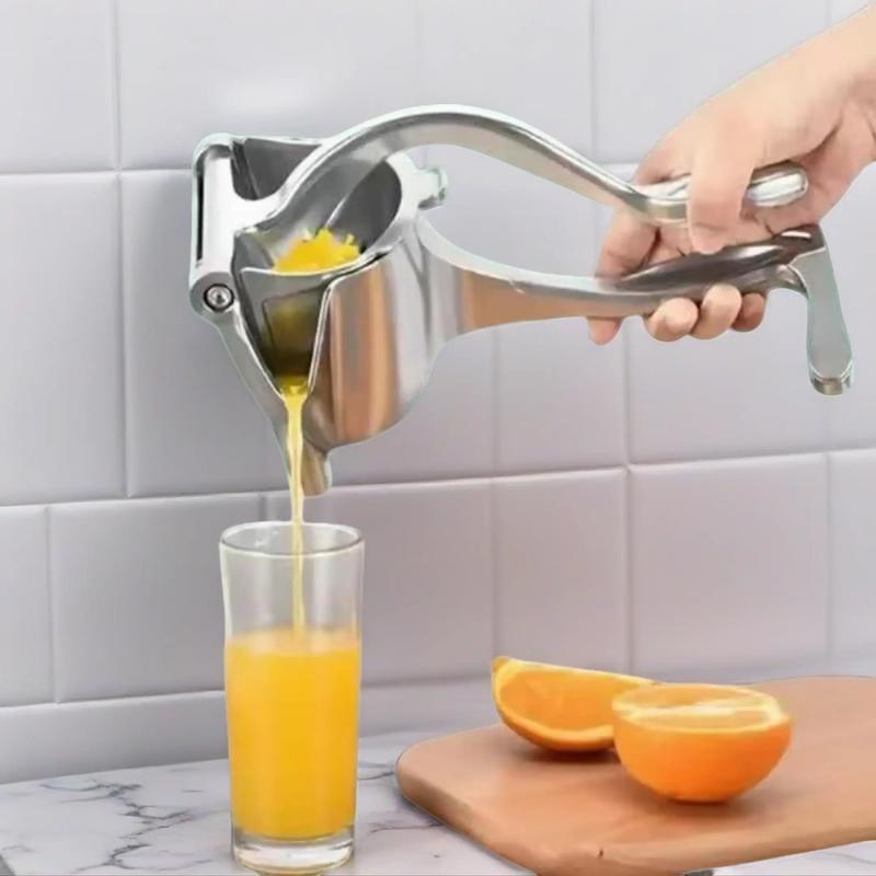 Hand Juicer Squeezer - Portable Multifunctional Manual Fruit Juicer Quiet Operation Easy Cleaning Detachable Head Press Sturdy Food Grade Juicermachine Kitchen Gadget Utensils