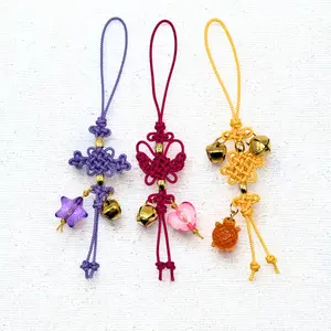 Keychain Demon Hunters Rumi, Mira, Zoey Accessory, Handmade with Quality Korean Threads  and Matching Charms 6" kaboknots.com