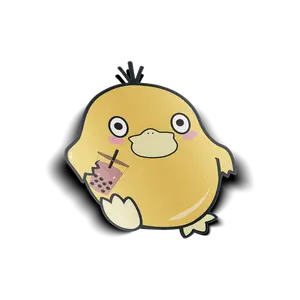 DUCKY WITH BOBA VINYL STICKER