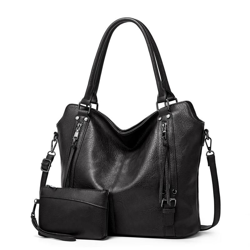 Tote Bag for Women PU Leather Shoulder Bags Fashion Hobo Bags Large Purse and Handbags Shoulder Strap