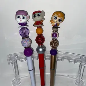The Rescuers doorables character beaded pens