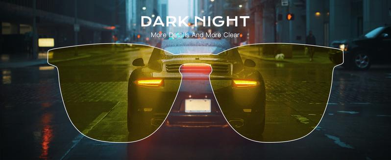 ZENOTTIC 2-Pack Night Vision Glasses Anti-Glare Polarized Yellow Lenses for Safer Night Driving Unisex Vintage Tortoise and Black Frame Classic Square Frames High Quality Sunglasses