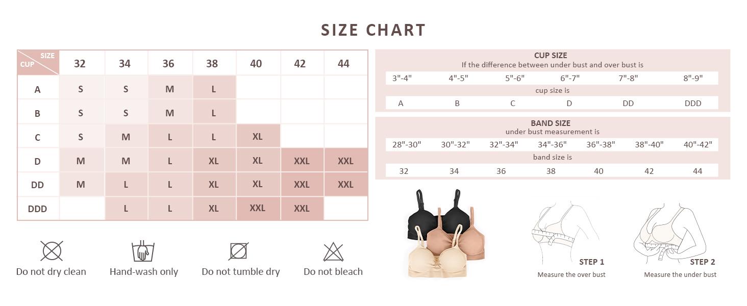 FeelinGirl 3-Piece FeelinGirl Women's Wireless Bra Comfort Bralettes No Underwire Unlined Cami Bra Seamless Tshirt Bras Sports Bra Set Springtok