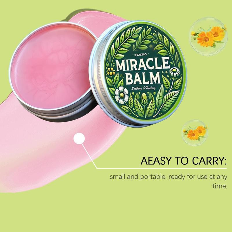 Senzio Miracle balm Leg care cream - Gentle Formula for All Skin Types, Soothes Swollen Legs and Relieves Muscle Discomfort (1.05oz)