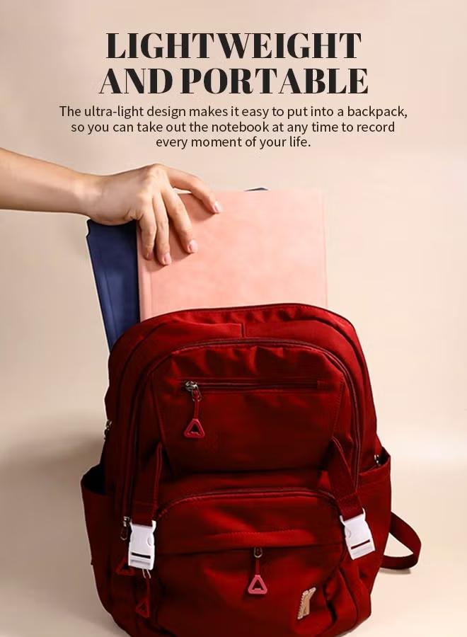 MUNBYN A5 Foldable Whiteboard Small Dry Erase Board With Pen Reusable Erasable Notebook Double- Sided For Drawing, Recording Meetings, Family Reminders, Writing